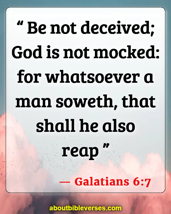 Bible Verses About Making Fun Of God (Galatians 6:7)