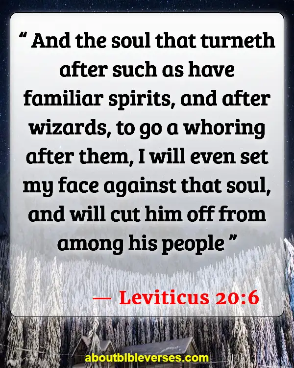 Bible Verses About Astrology (Leviticus 20:6)