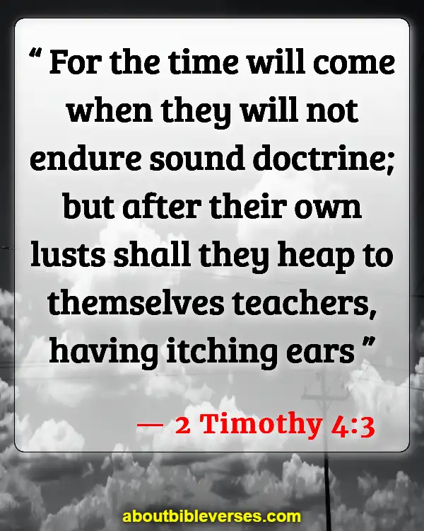 Bible Verses About False Teachers (2 Timothy 4:3)