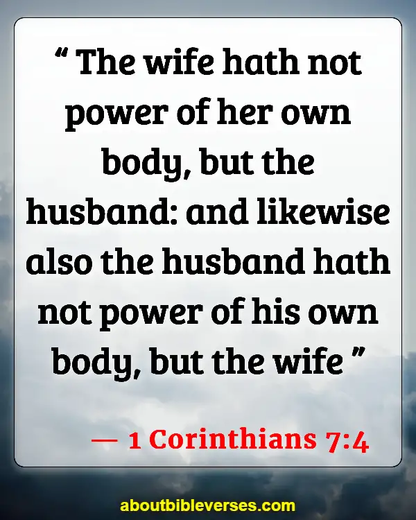 Bible Verses About Forgiving Your Spouse (1 Corinthians 7:4)