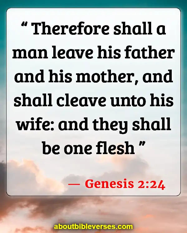Bible Verses About Beating Your Wife (Genesis 2:24)