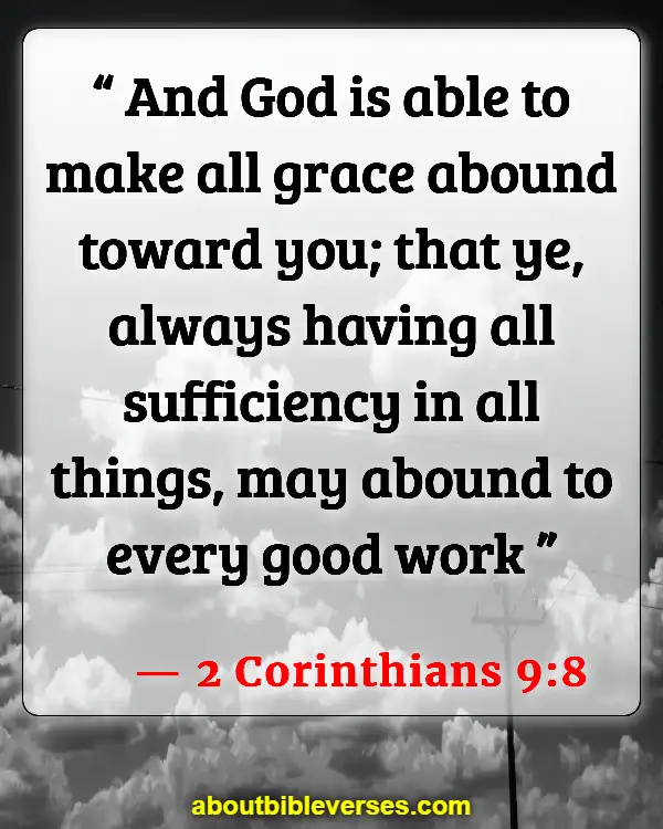Bible Verses About Accomplishments (2 Corinthians 9:8)