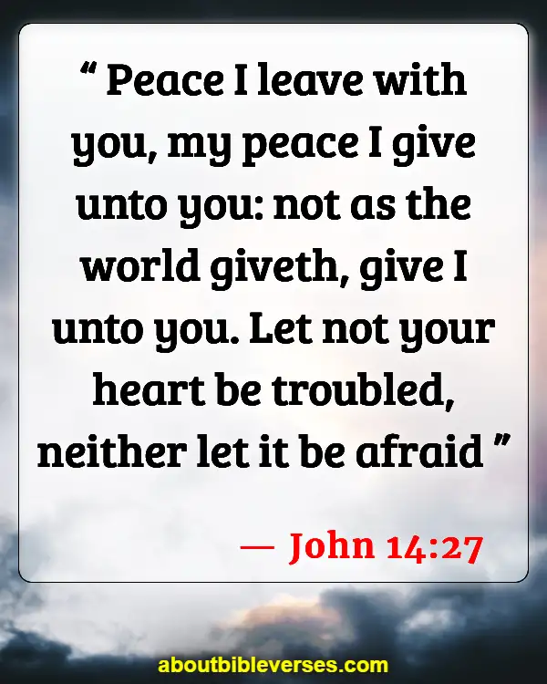 Short Bible Verses For Facebook, Instagram, WhatsApp Bio (John 14:27)