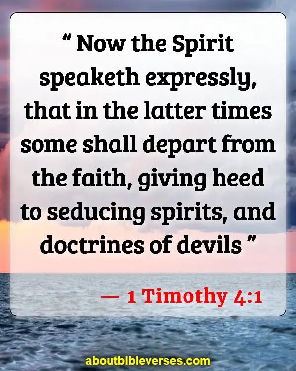 Bible Verses About Satan's Deception (1 Timothy 4:1)