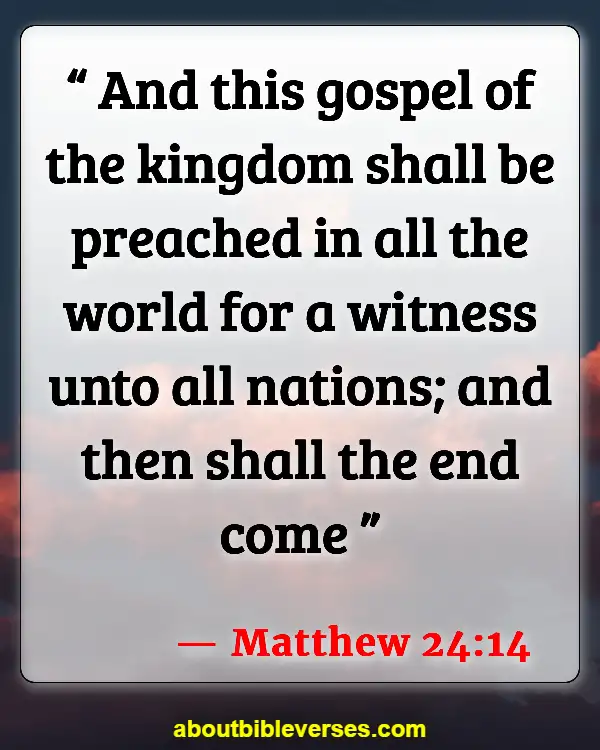 Bible Verses About Warning Before Destruction (Matthew 24:14)