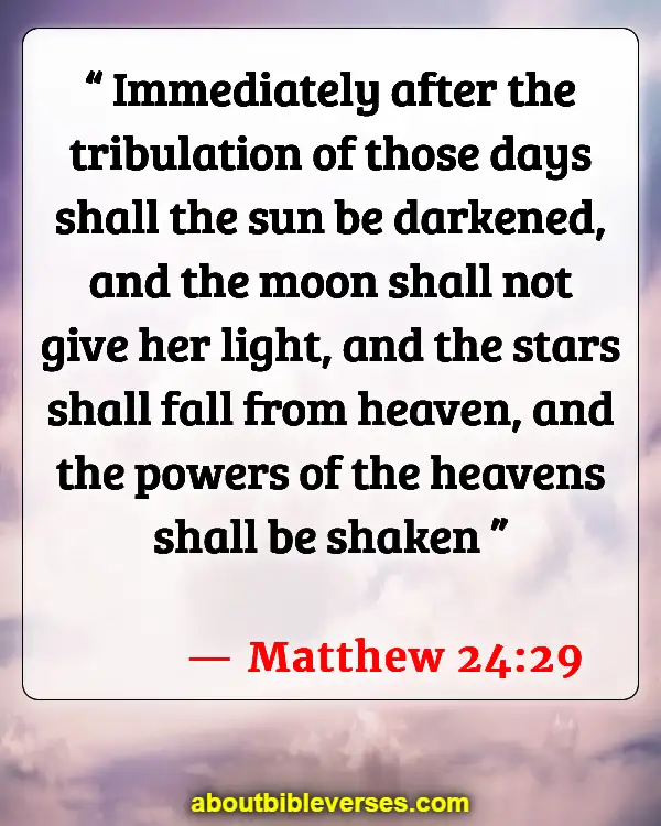 Bible Verses About Warning Before Destruction (Matthew 24:29)