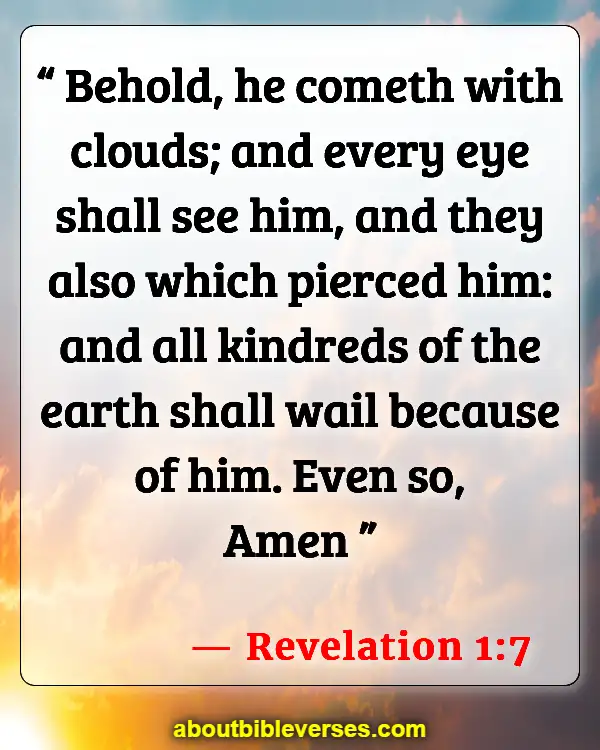 Bible Verses About Warning Before Destruction (Revelation 1:7)
