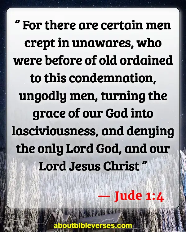 Bible Verses About False Teachers (Jude 1:4)