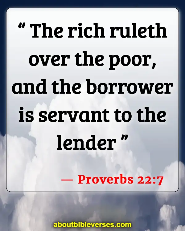 Bible Verses For Money Problems (Proverbs 22:7)