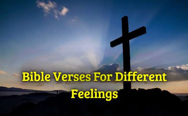 Bible Verses For Different Feelings