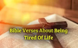 Bible Verses About Being Tired Of Life