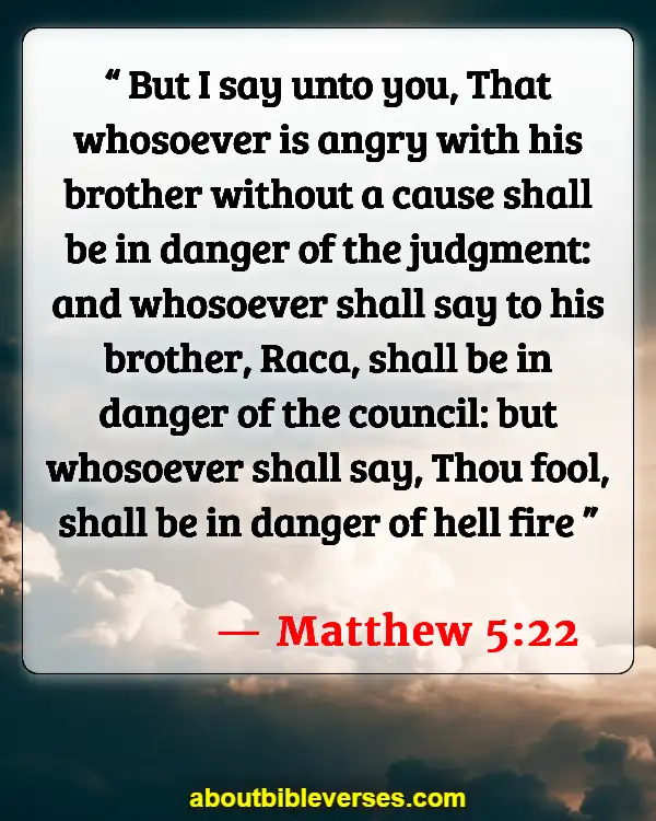 Bible Verses About Unbelievers Going To Hell (Matthew 5:22)