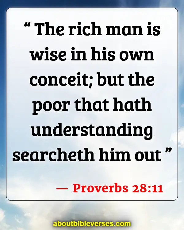 Bible Verses About Discernment (Proverbs 28:11)