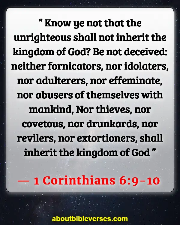 Bible Verse About Cheating In Marriage (1 Corinthians 6:9-10)