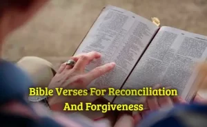 Bible Verses For Reconciliation And Forgiveness