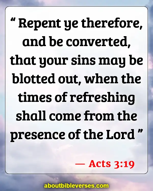 Bible Verses For Reconciliation And Forgiveness (Acts 3:19)