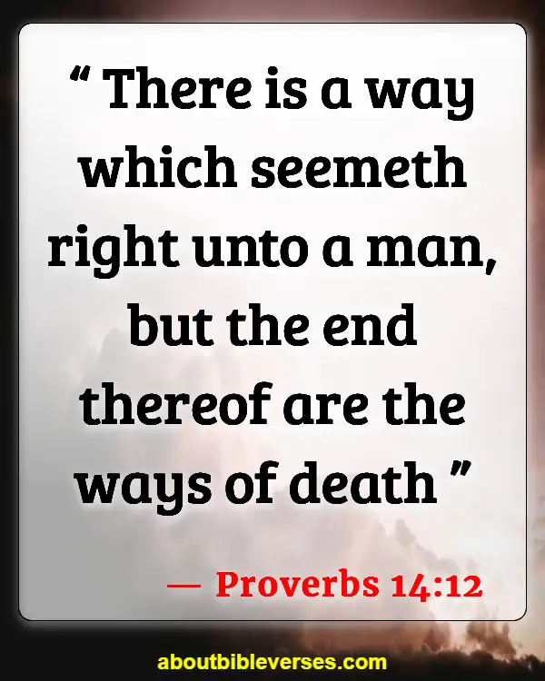 Short Bible Verses For Facebook, Instagram, WhatsApp Bio (Proverbs 14:12)