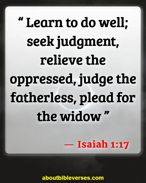 Bible Verses About Standing Up Against Injustice (Isaiah 1:17)