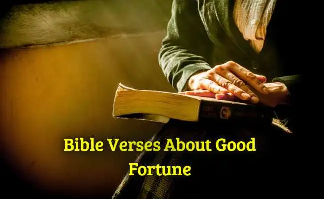 Bible Verses About Good Fortune