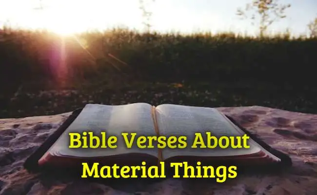 Bible Verses About Material Things