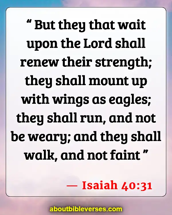 Bible Verses On Courage And Perseverance (Isaiah 40:31)