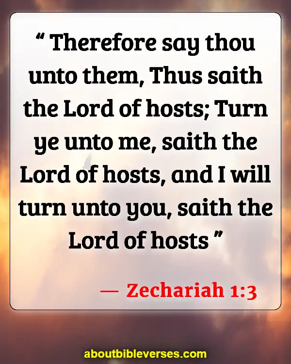 Bible Verses About God Give Us Freedom Of Choice (Zechariah 1:3)
