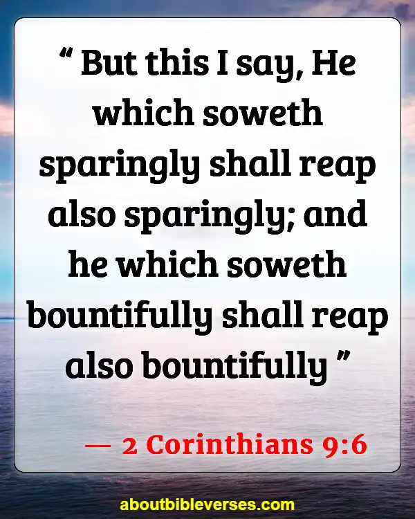 Bible Verses For Social Media Sharing (2 Corinthians 9:6)