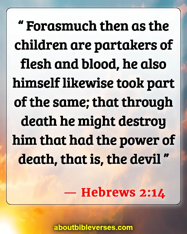 Bible Verses About Satan Falling (Hebrews 2:14)