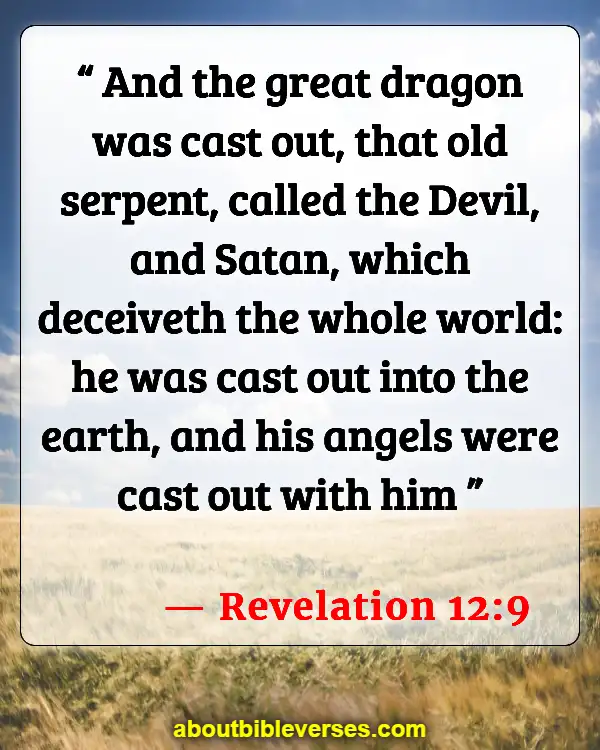 Bible Verses About Satan Falling (Revelation 12:9)
