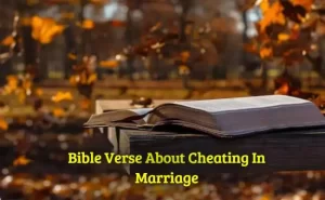 Bible Verse About Cheating In Marriage