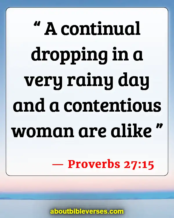 Bible Verses About A Woman Of Good Character (Proverbs 27:15)