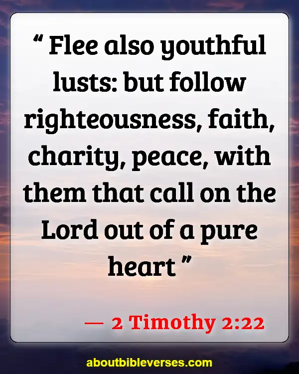 Bible Verses For Seek Peace And Pursue It (2 Timothy 2:22)