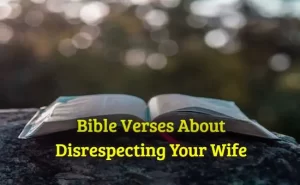 Bible Verses About Disrespecting Your Wife