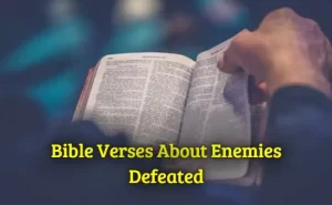 Bible Verses About Enemies Defeated
