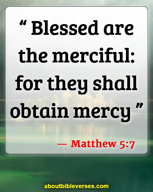 Bible Verses About Enemies Defeated (Matthew 5:7)
