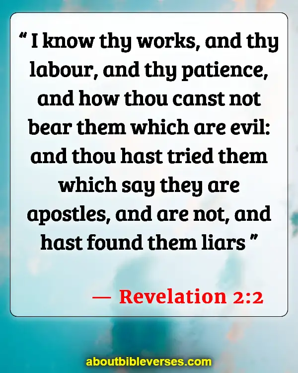 Bible Verses About God Testing Us (Revelation 2:2)