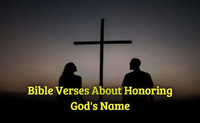 Bible Verses About Honoring God's Name
