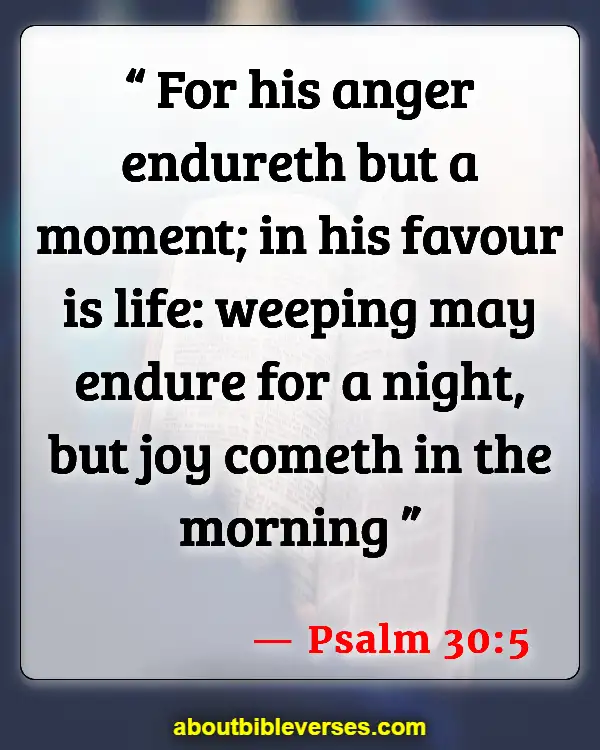 Good Morning Bible Verses (Psalm 30:5)