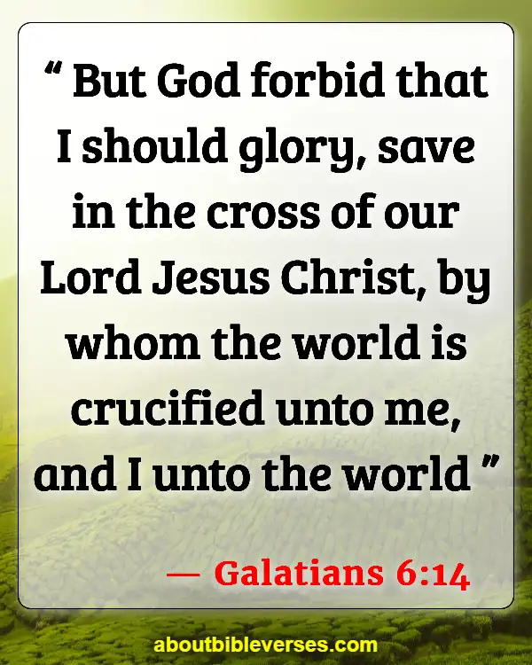 Bible Verses About The Cross (Galatians 6:14)