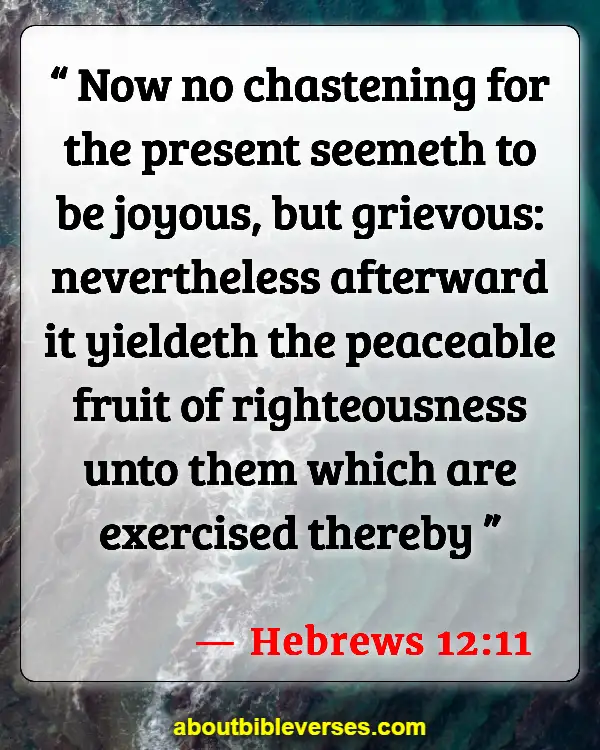 Bible Verses For Rejoice In Trials And Tribulations (Hebrews 12:11)