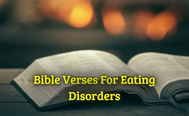 Bible Verses For Eating Disorders