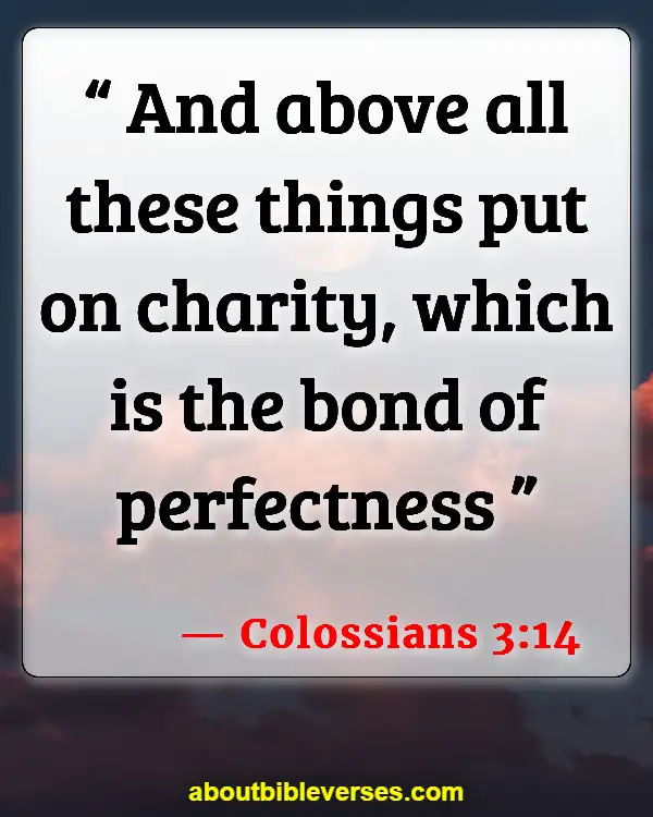 Bible Verses About Love One Another (Colossians 3:14)