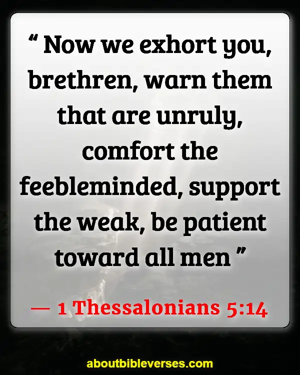 Bible Verses For Rebellious Teenager (1 Thessalonians 5:14)