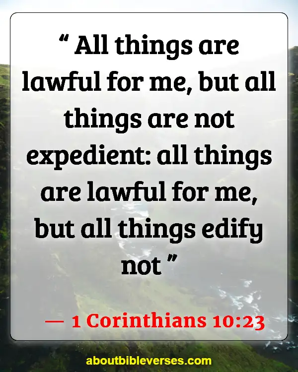 Bible Verses For Religious Exemption (1 Corinthians 10:23)