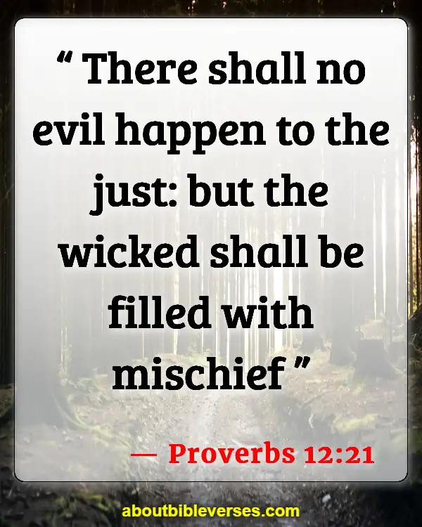 Bible Verses - Protect Your Home From Evil Spirits (Proverbs 12:21)