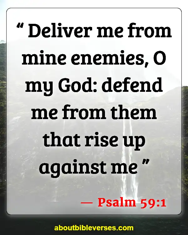 Bible Verses - Protect Your Home From Evil Spirits (Psalm 59:1)