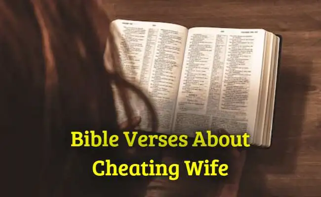 Bible Verses About Cheating Wife