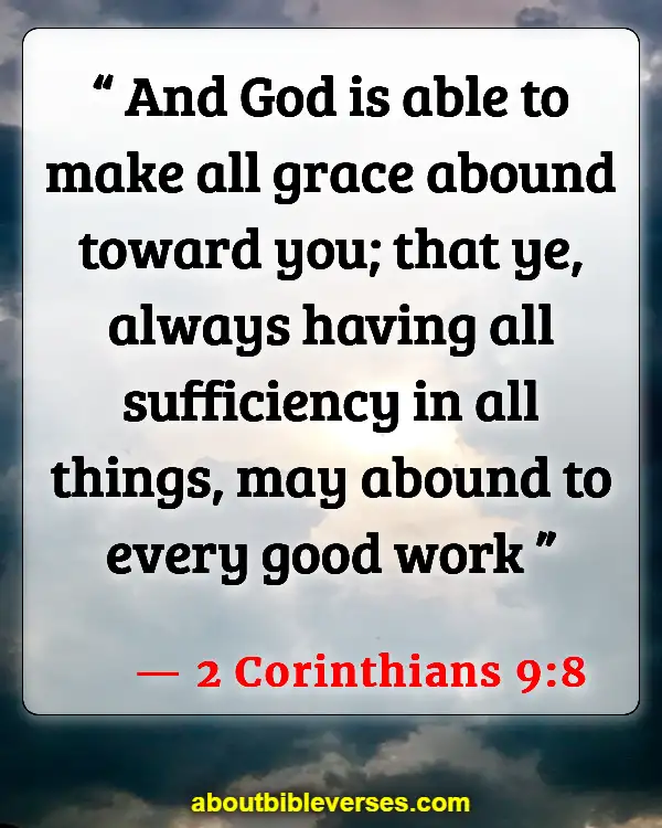 Verses In The Bible About Life (2 Corinthians 9:8)