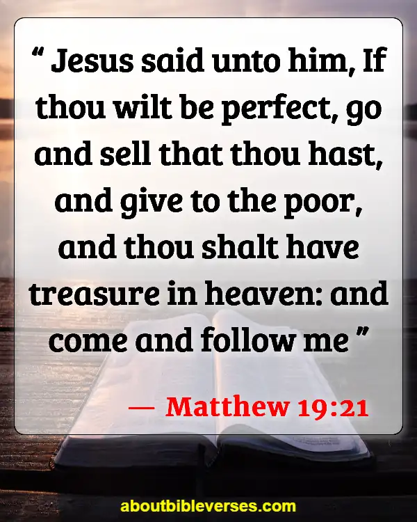 Bible Verses About Greed And Selfishness (Matthew 19:21)