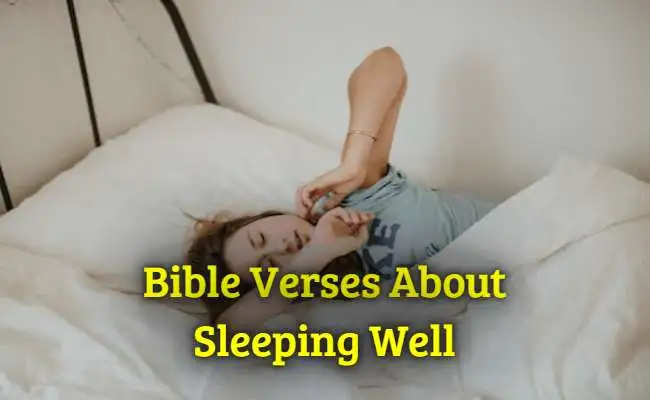 Bible Verses About Sleeping Well